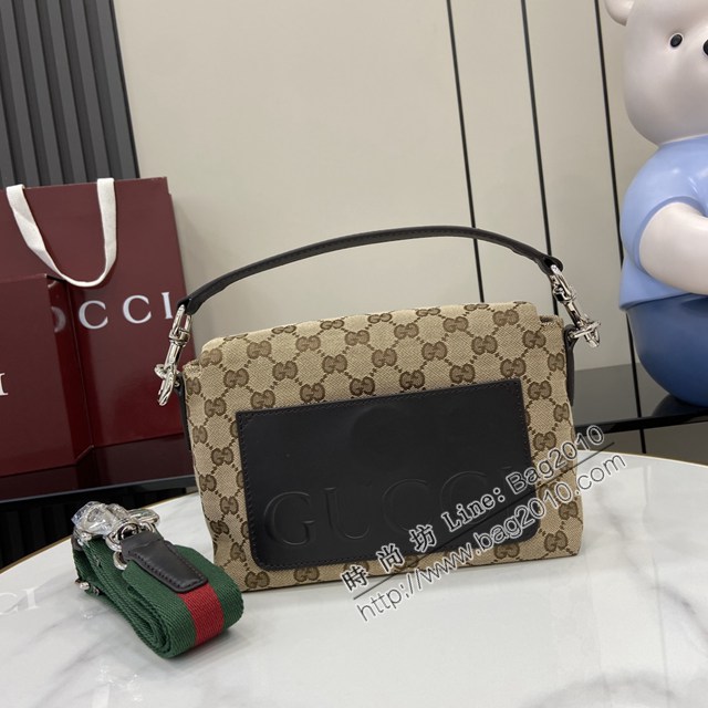 Gucci專櫃古馳2025春夏系列最新款男士手袋手提肩背包 jh2912型號：821617